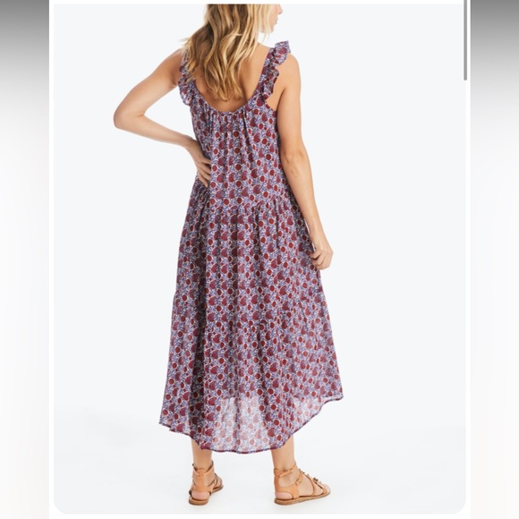 XIRENA SIZE L‎ RUMER DRESS NICHOLS purple midi summer dress - Picture 2 of 7